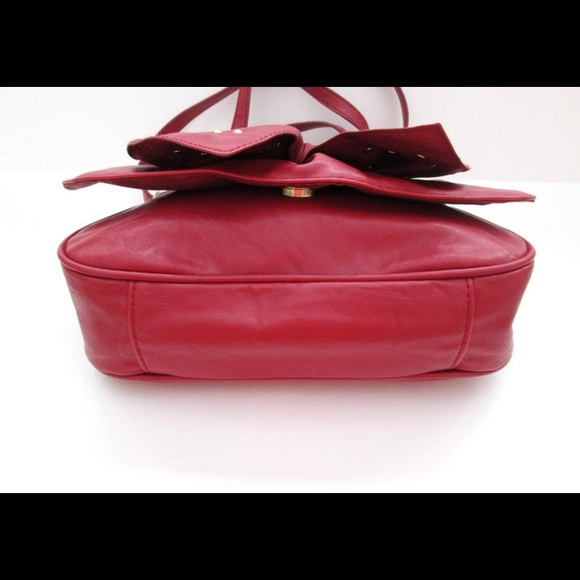 Aldo Red Bow Crossbag - Picture 3 of 8